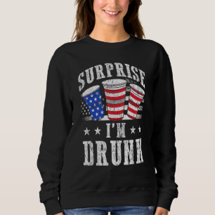 Sudadera Sorpresa Im Beer Bong Sho Blanco Y Azul Borracho