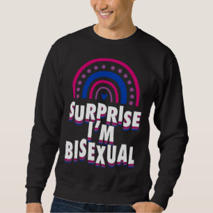 Sudadera Sorpresa Soy Orgullo Bisexual Bohemio Arcoíris Sal