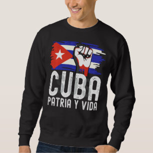 Sudadera Sos Cuba Patria Y Vida Movimiento de Libertad Cuba