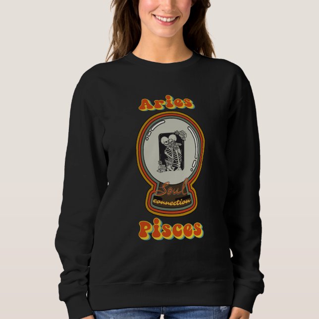 Sudadera Soul Connection Aries and Pisces Zodiac (Anverso)