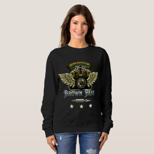 Sudadera Soul del club de motos del oso marrón, Elegante y