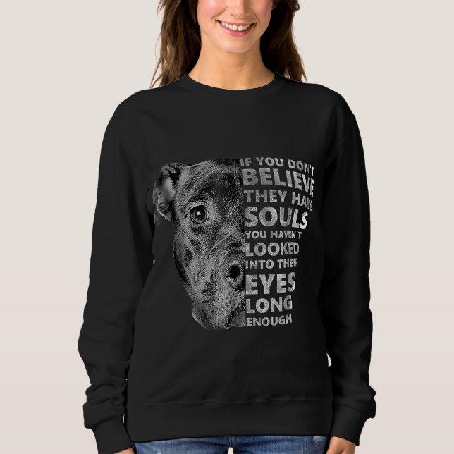 Sudadera Soul Pitbull Me Encanta Pitbull Dog Lover (Anverso)