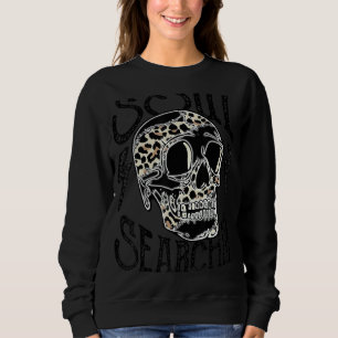 Sudadera Soul Searchin Skull Leopard Print
