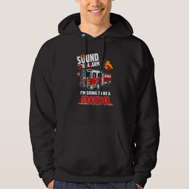 Sudadera Sound The Alarm Grandma Baby Reveal Firefighting F (Anverso)