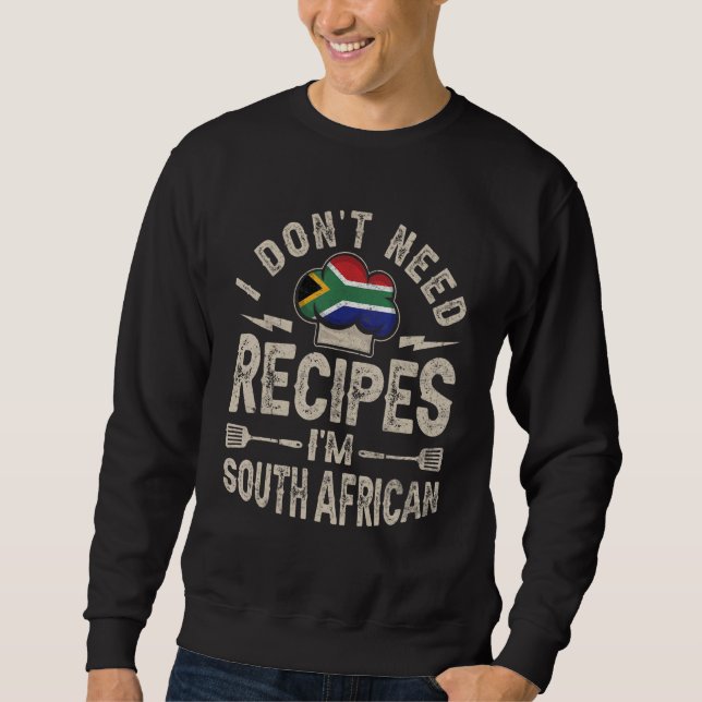 Sudadera South Africa Flag Proud South Africans Men & Women (Anverso)