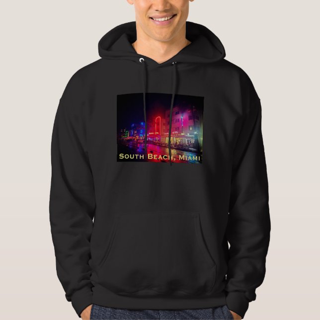 Sudadera South Beach, Miami, Florida Art Deco (Anverso)