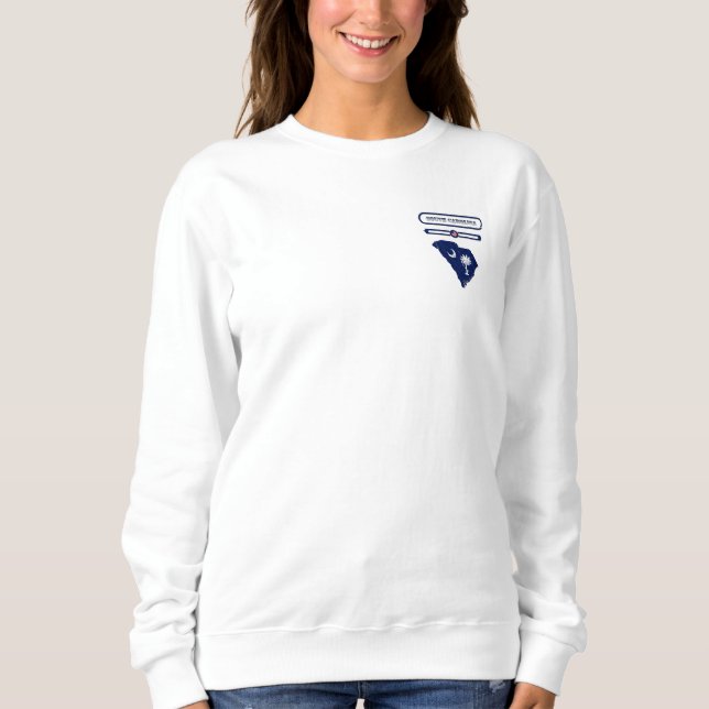 SUDADERA SOUTH CAROLINA MAP, SOUTH CAROLINA. SAMER BRASIL (Anverso)