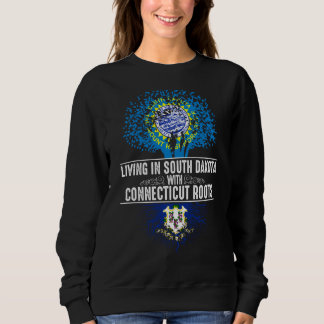 Sudadera South Dakota Home Connecticut Roots State Tree