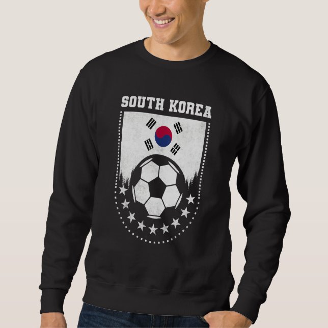 Sudadera South Korea Flag Soccer Fan (Anverso)