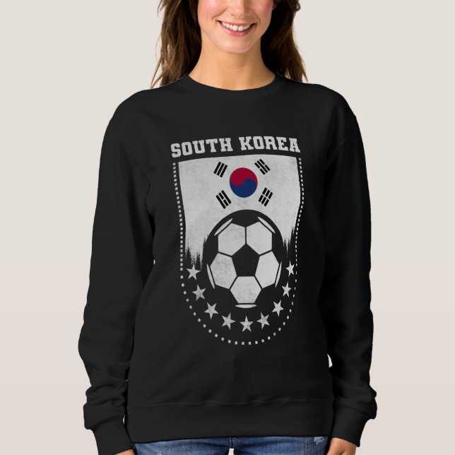 Sudadera South Korea Flag Soccer Fan (Anverso)