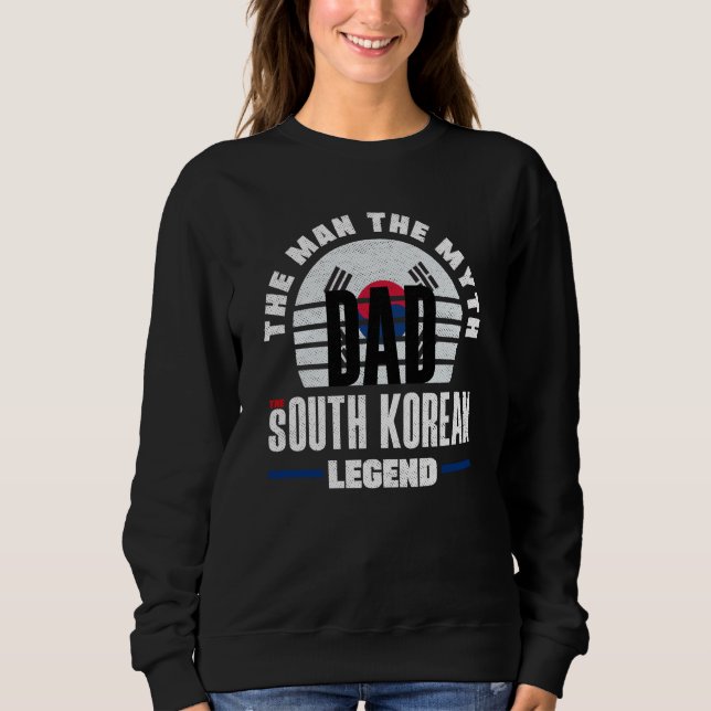 Sudadera South Korea South Korean South Korea Flag Fathers  (Anverso)