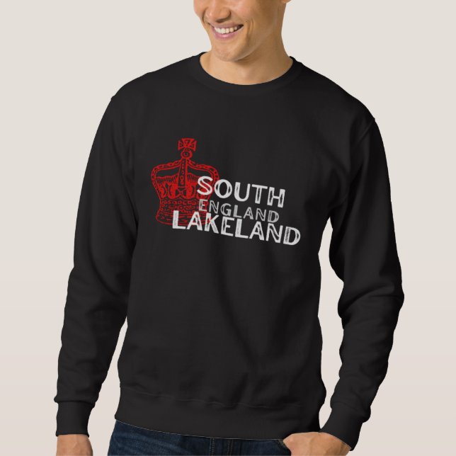 Sudadera SOUTH LAKELAND England Crown Badge (Anverso)