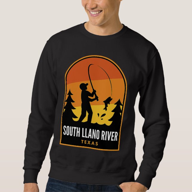 Sudadera South Llano River Texas Fishing (Anverso)