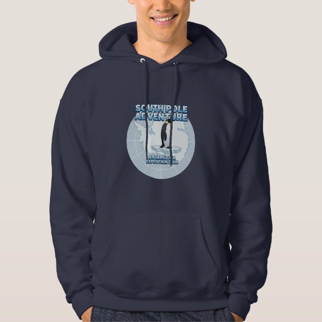 Sudadera South Pole Adventure Antarctica Expedition Team (Anverso)