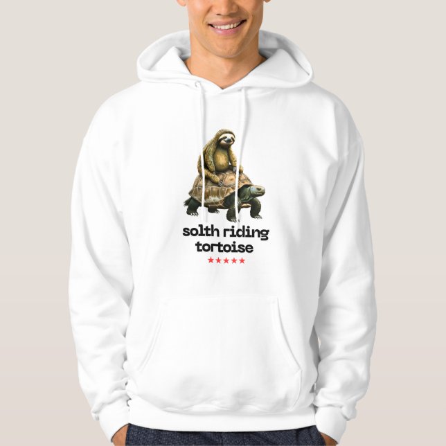 Sudadera South Riding Tortoise": (Anverso)