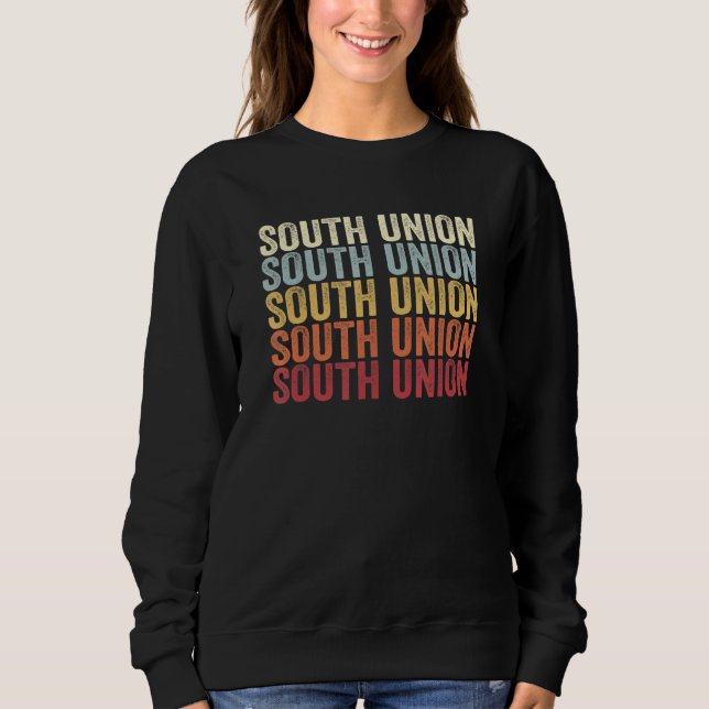 Sudadera South Union Pennsylvania South Union PA Retro Vint (Anverso)