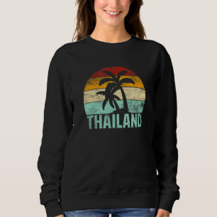 Sudadera Souvenir de sol vintage de árbol de palmeras retro