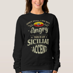 Sudadera Souvenirs De Bandera Sicilia Para Hombres Sicilian