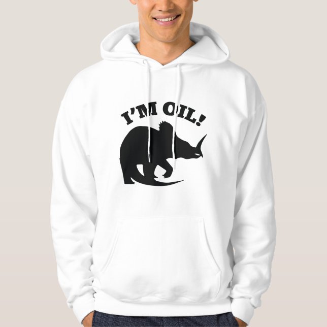 Sudadera ¡Soy aceite! (Anverso)