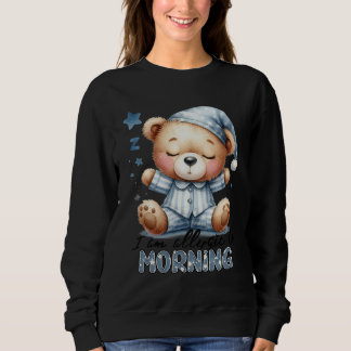 Sudadera Soy alérgico a las mañanas graciosa cita camiseta