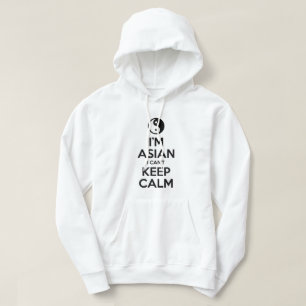 Sudadera Soy asiático y no puedo mantener la calma
