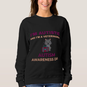 Sudadera Soy Autista Y Soy Veterano Awarene De Autismo