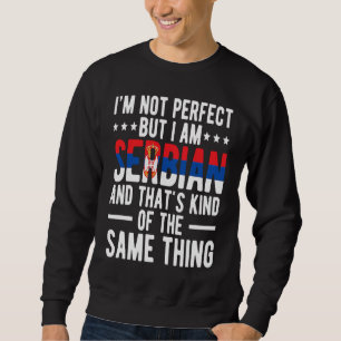 Sudadera Soy bandera serbia Serbia Orgullosas raíces serbia
