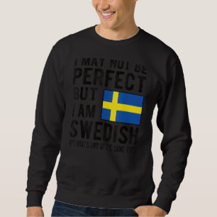 Sudadera Soy Bandera Sueca Heredada de Suecia Raíces Suecas
