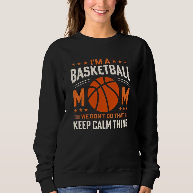 Sudadera Soy Básquetbol, Mamá, Deportes, Día de la Madre. (Anverso)