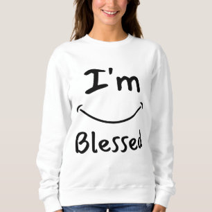 Sudadera Soy bendita sonrisa bíblica femenina
