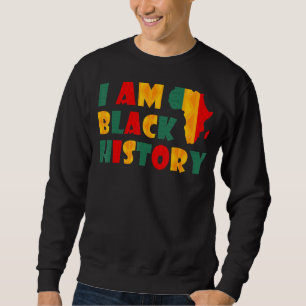 Sudadera Soy Black History Month Afro-American Black Histo