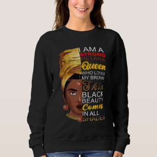 Sudadera Soy Black History Month Black Chica Magic Afro Mel