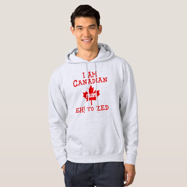 Sudadera ​ Soy canadiense de Eh! a Zed - Hoodie (Anverso completo)