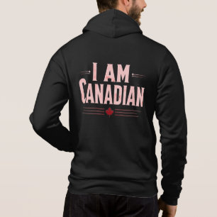Sudadera Soy canadiense - Orgullo nacional, declaración pat