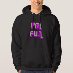 Sudadera Soy cartas divertidas Neon