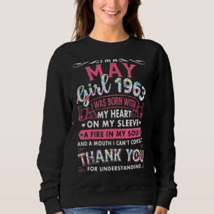 Sudadera Soy Chica de mayo de 1963 59º cumpleaños 59 años