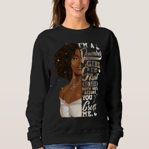 Sudadera Soy Chica negro de la calle Diciembre Cumpleaños d