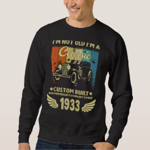 Sudadera Soy Clásico Coche 89º Cumpleaños 89 Años Nacido En