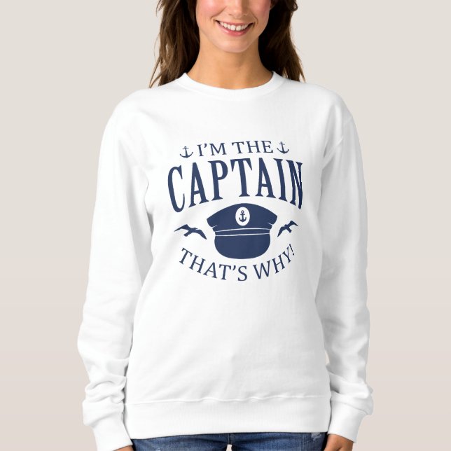 Sudadera Soy el capitán (Anverso)
