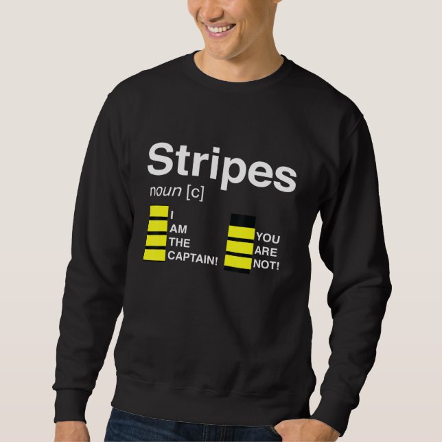 Sudadera Soy El Capitán - El Significado Divertido De La Un (Anverso)