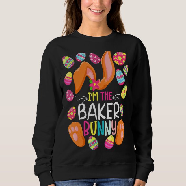 Sudadera Soy el Día de la Madre de Baker Bunny Easter (Anverso)