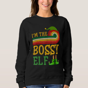 Sudadera Soy El Elfo Autoritario Grupo De Navidad Partido P