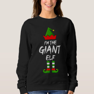 Sudadera Soy el elfo gigante que coincide con los Navidades