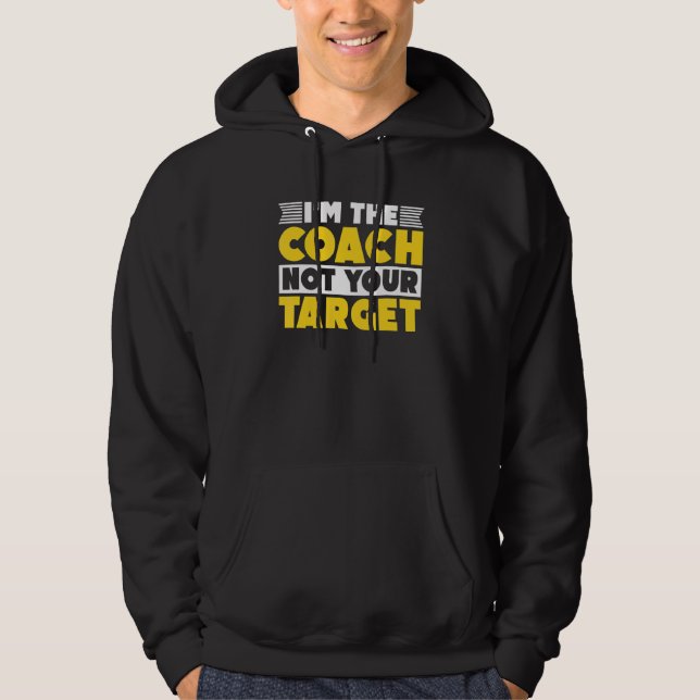 Sudadera Soy El Entrenador No Tu Objetivo   Bowman Archer A (Anverso)