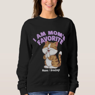 Sudadera Soy el favorito de mamá: divertida idea de regalo