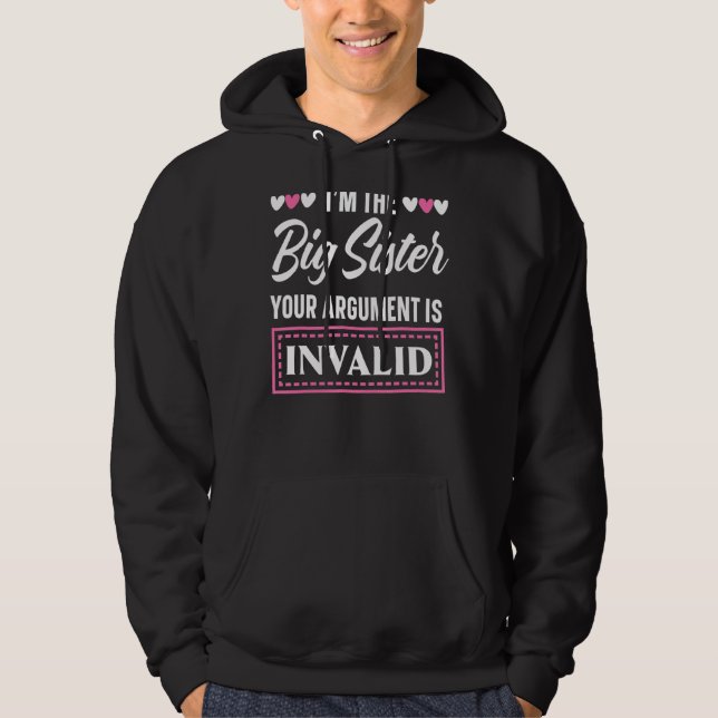 Sudadera Soy el gran chiste tu argumento no es válido mejor (Anverso)
