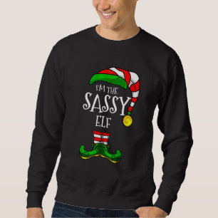 Sudadera Soy El Grupo De Elfos Sassy Navidad Familiares Com