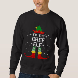 Sudadera Soy El Grupo Familiar De Elfos Chef Navidad