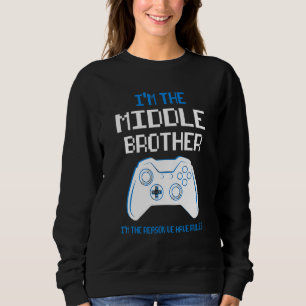 Sudadera Soy El Hermano Medio Hermano Medio
