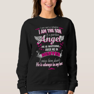 Sudadera Soy El Hijo De Un Ángel De La Guardia Que Está Vie